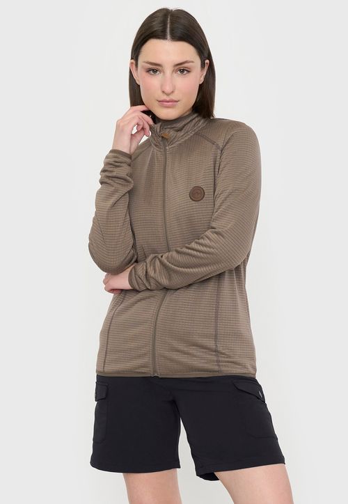 Polerón Outdoor Mujer Texturizado Taupe