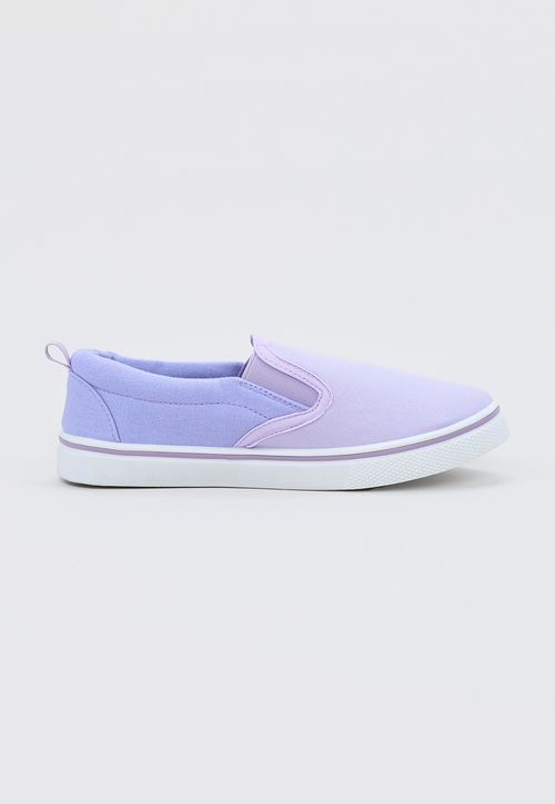 Zapatilla Niña Teen Slip On Lila
