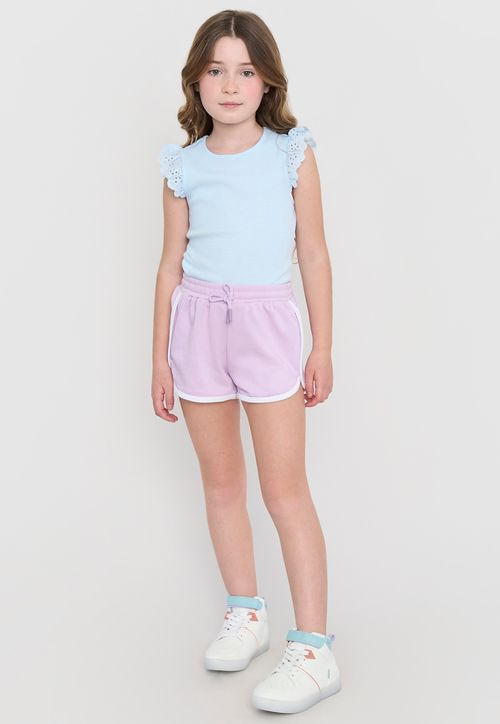 Short Niña Kids Punto Lila