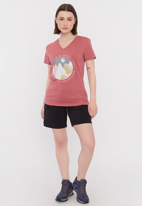 Short Outdoor Mujer Cargo Negro