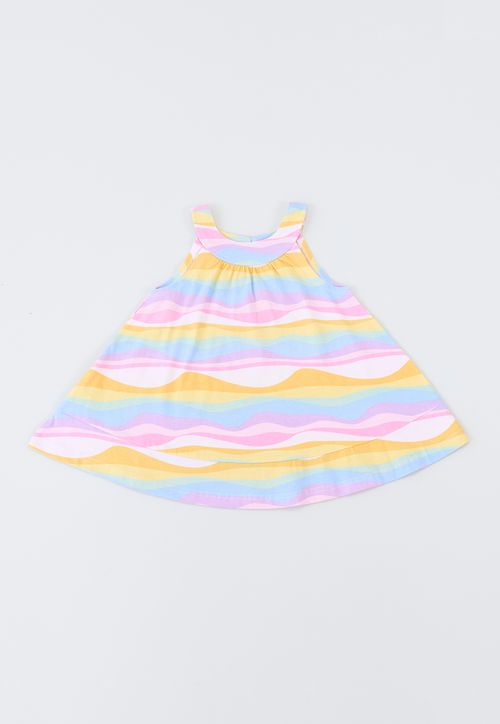 Vestido Bebe Niña Campana Multicolor