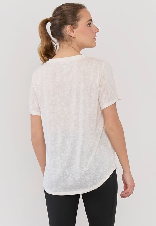 Polera Mujer Deportiva Devore Ecru