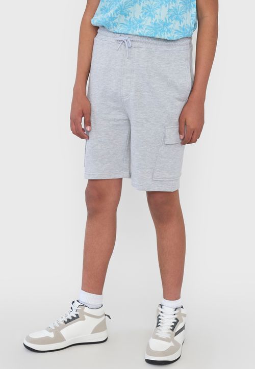 Short Niño Teen Punto Cargo Gris