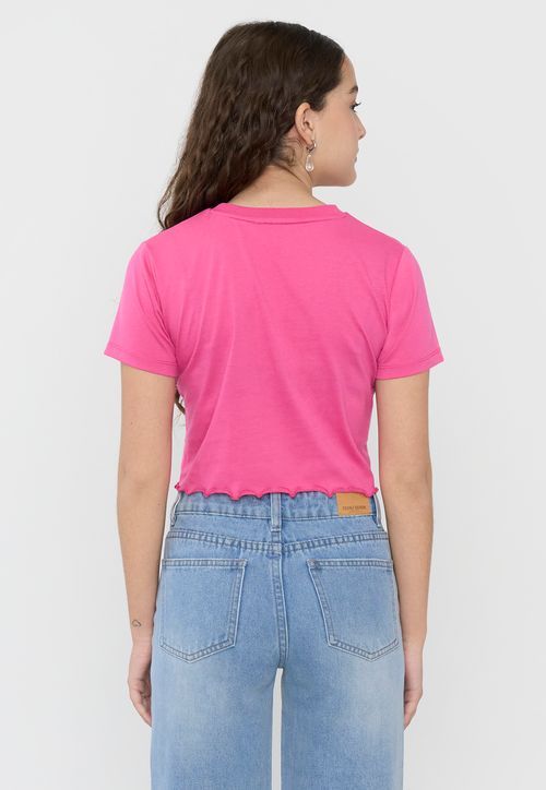 Polera Niña Teen MC Fun Roulette Fucsia