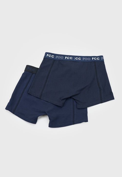 Caja Bóxer Hombre Bipack Mix Azul
