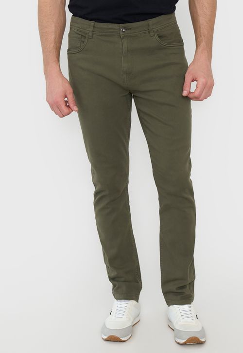Pantalón Hombre 5 Pocket Militar