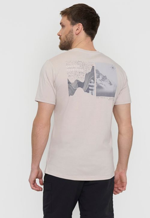 Polera Outdoor Hombre Fun Beige
