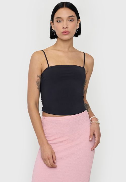 Peto Mujer Pabilo Roulet Color Negro