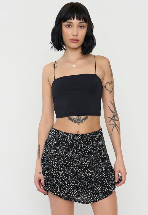 Peto Mujer Pabilo Negro Spandex