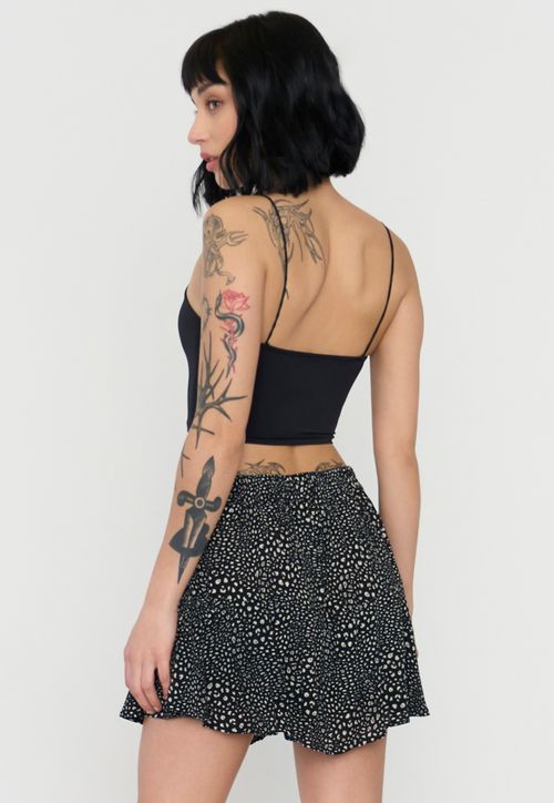 Peto Mujer Pabilo Negro Spandex