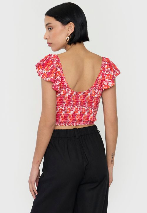 Blusas Mujer Vuelos Rosado