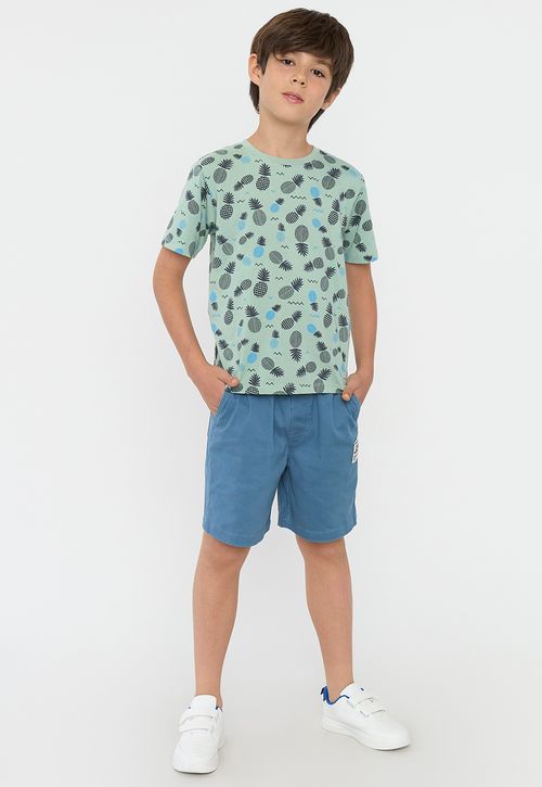 Short Niño Kids Gabardina Azul