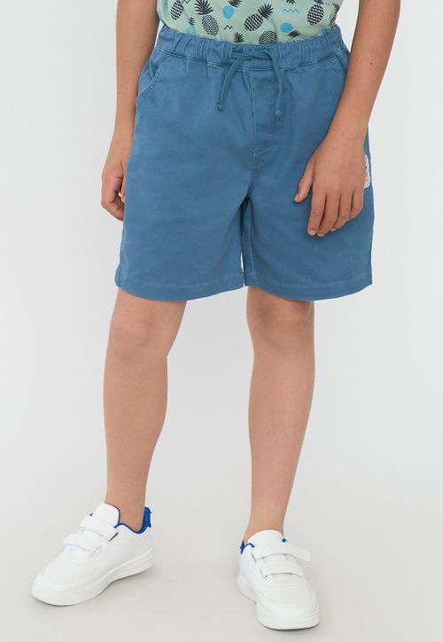 Short Niño Kids Gabardina Azul