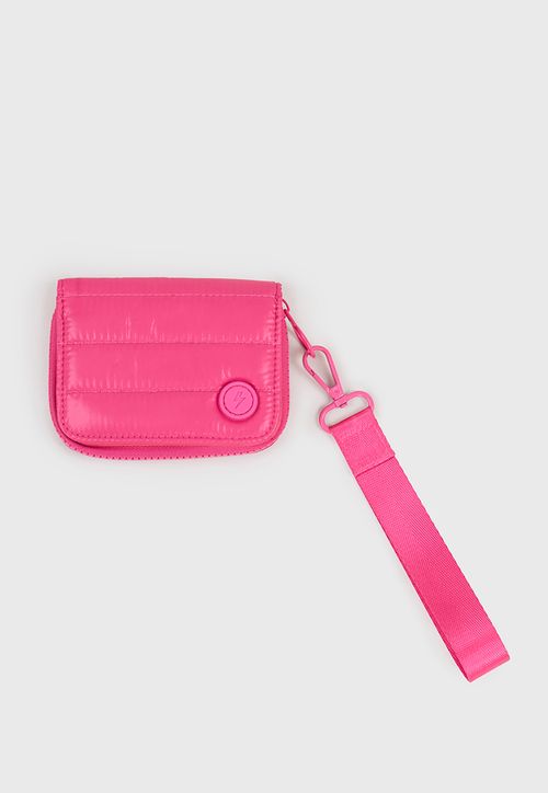 Billetera Mujer Nylon Color Fucsia