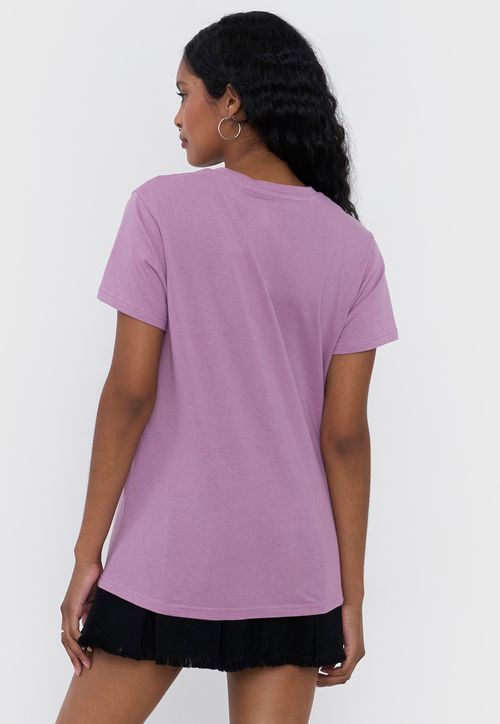 Polera Mujer Fun Regular Color Malva