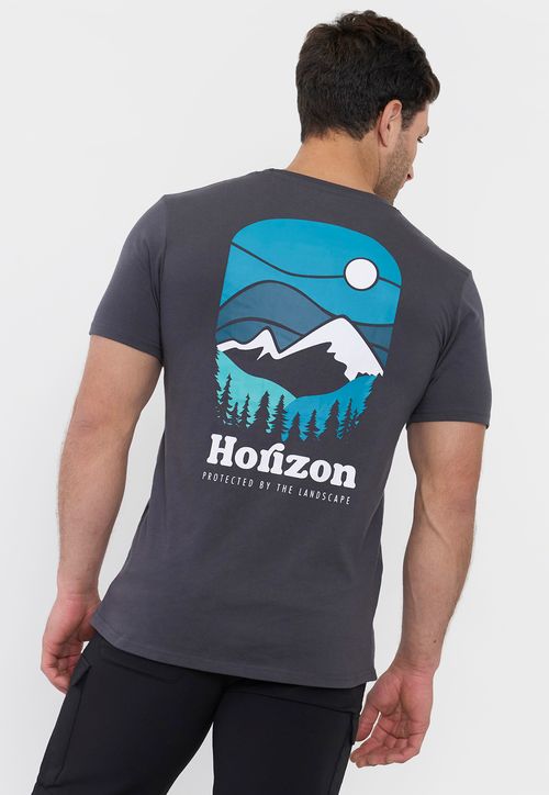 Polera Hombre Full Print 2 Gris