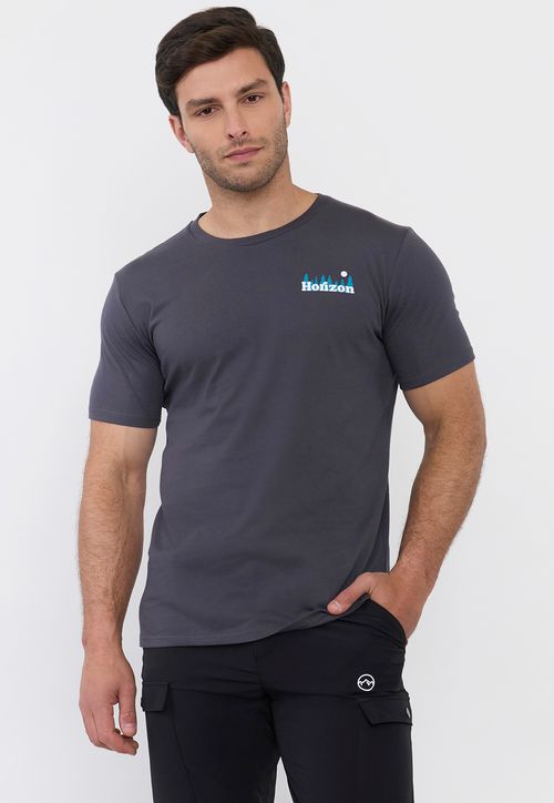 Polera Hombre Full Print 2 Gris