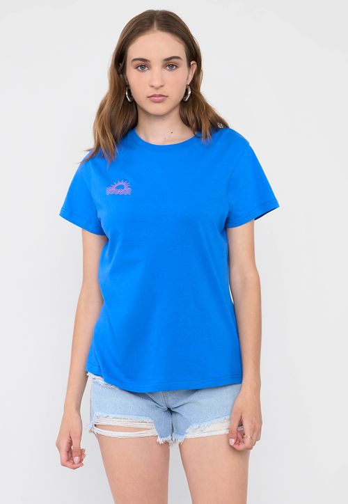 Polera Mujer Fun Regular Azul