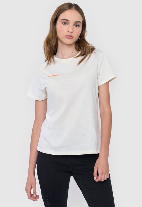 Polera Mujer Fun Regular Ecru