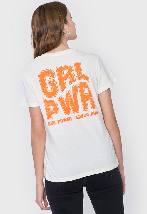 Polera Mujer Fun Regular Ecru