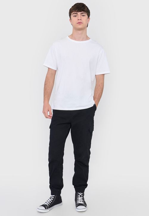 Jogger Hombre Cargo Color Negro