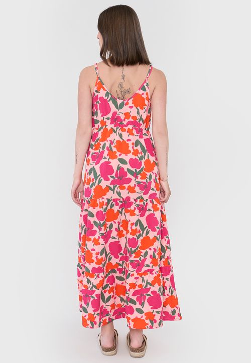Vestido Mujer Largo Pabilo Rosado