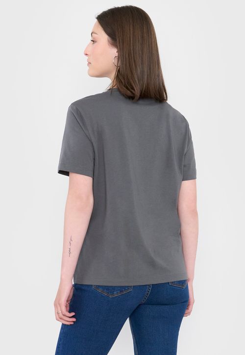 Polera Mujer V-Neck Esencial Charco