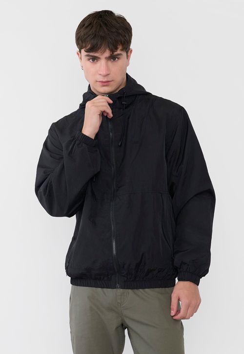 Casaca Hombre Full Zipper Color Negro
