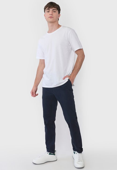Pantalón Hombre Chino Azul