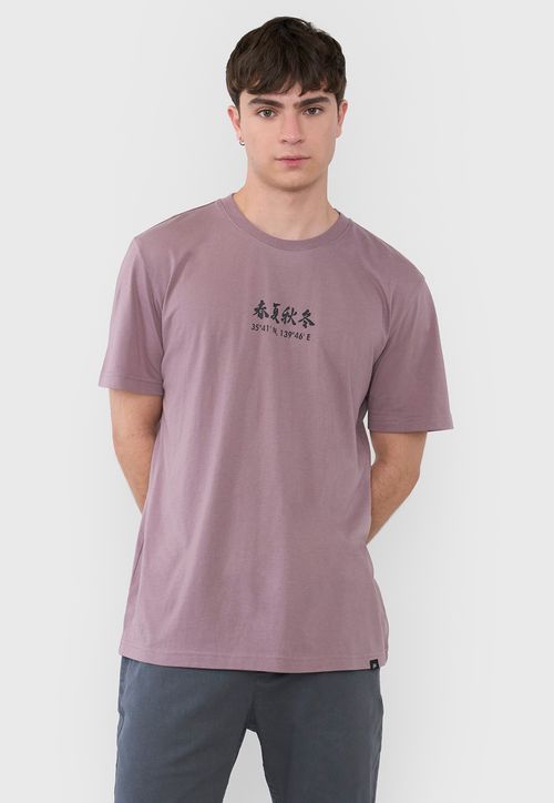 Polera Hombre Fun Asiática Rosado