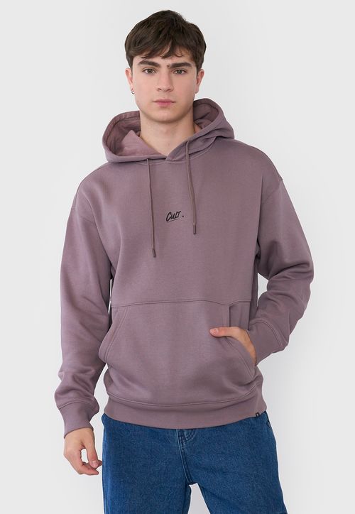Polerón Hombre Oversize Cortes Print Rosado