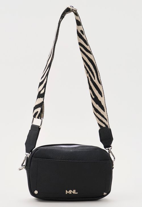 Bandolera Mujer Ecocuero Color Negro