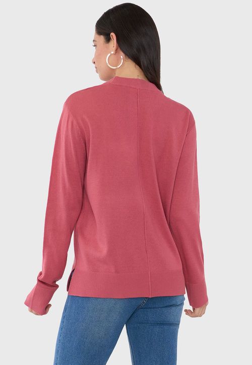 Sweater Mujer Tachas Rosado