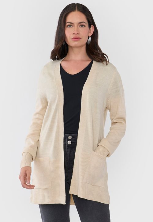 Cárdigan Mujer Beige