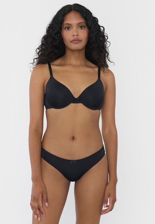 Calzón Mujer Microfibra Negro