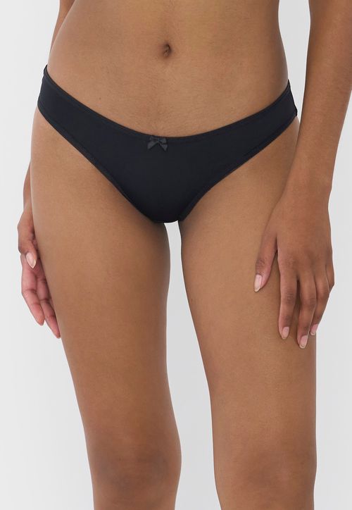 Calzón Mujer Microfibra Negro