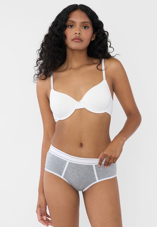 Boyshort Mujer Gris
