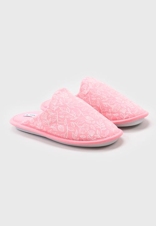 Pantufla Mujer Básica Mujer Coral