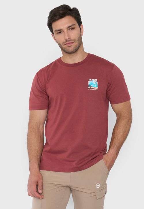 Polera Outdoor Hombre Fun Terracota