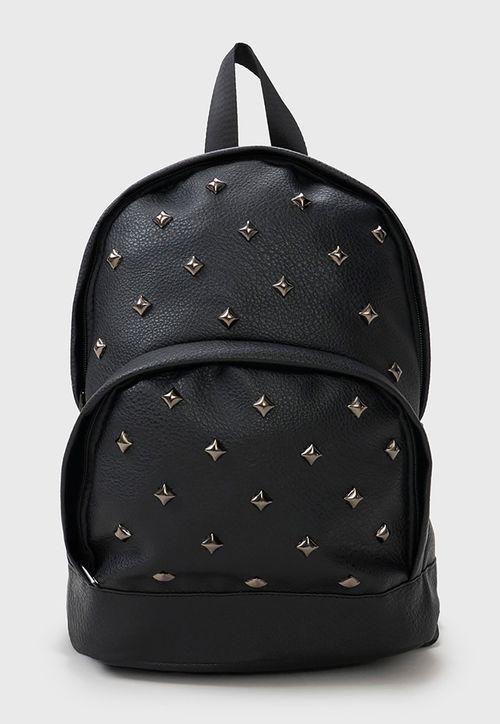 Mochila Mujer Tachas Negro