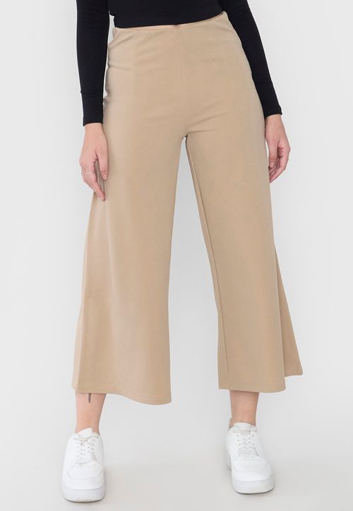 Pantalón Mujer Culotte Ecru