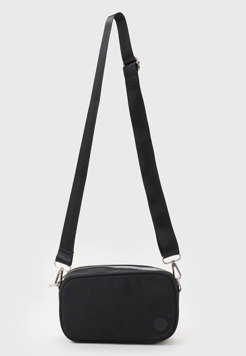 Bandolera Mujer Negro Nylon