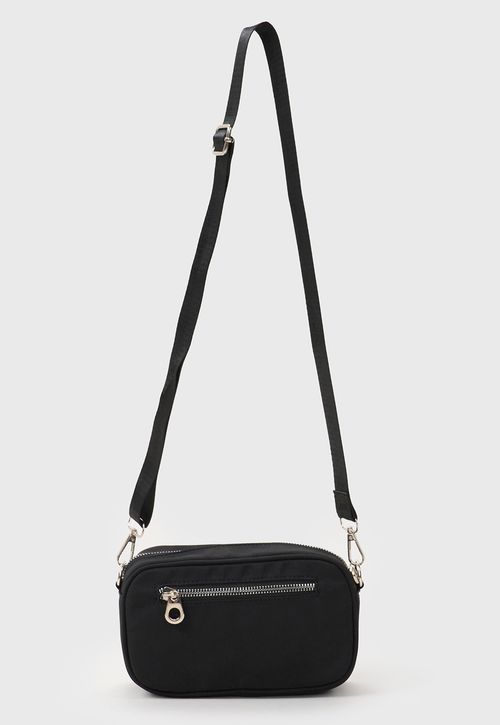Bandolera Mujer Negro Nylon