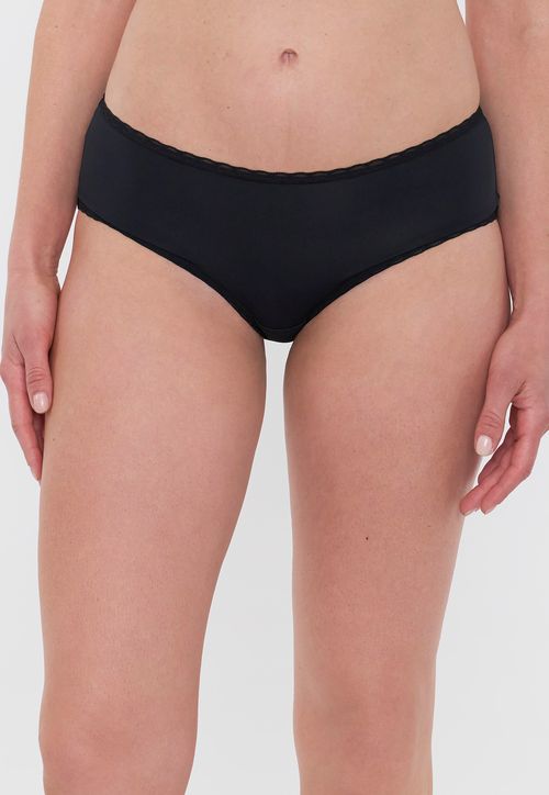 BoyShort Mujer Negro Liso