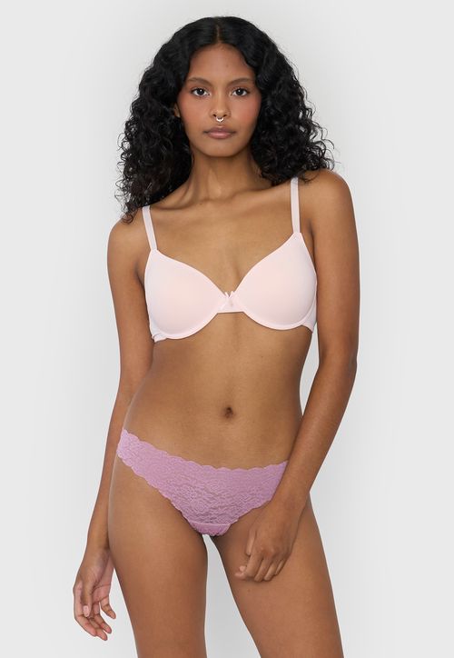 Colaless Mujer Encaje Malva