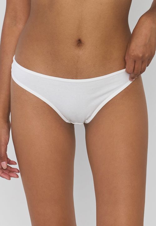 Colaless Mujer Tripack Cotton Mix Ecru