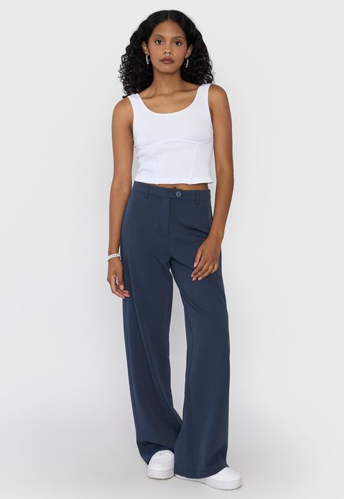 Pantalón Mujer Gris Sastrero