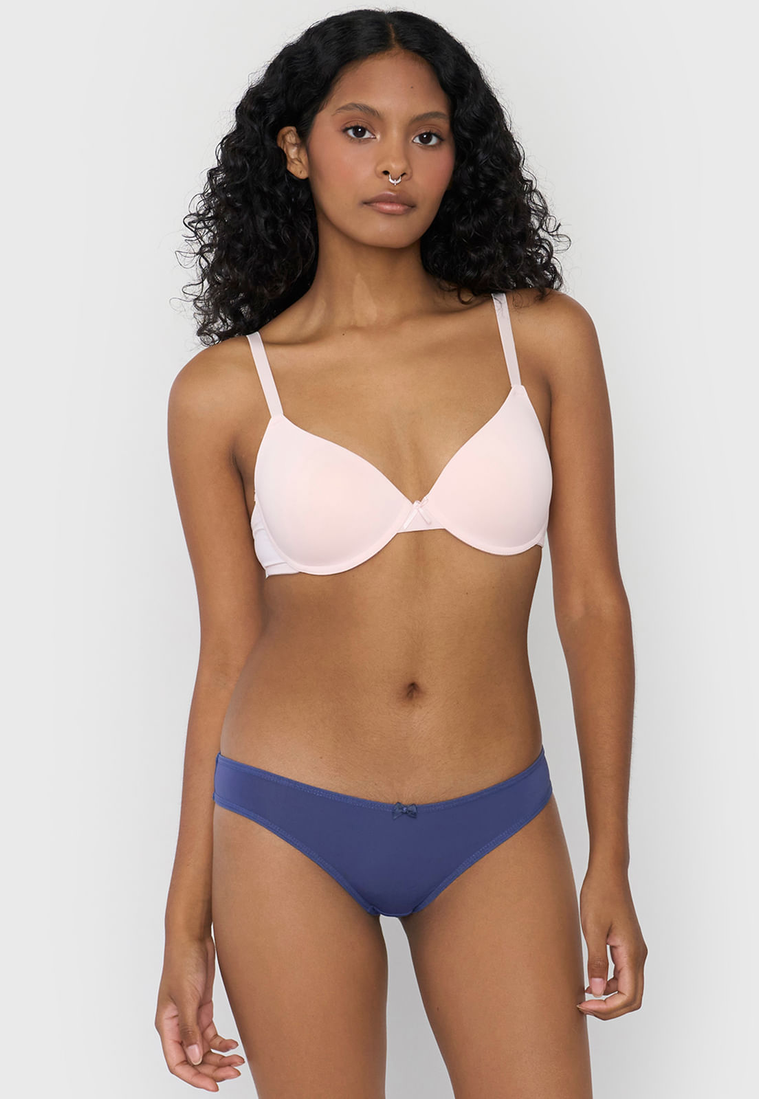 Pantaleta Mujer Microfibra Azul