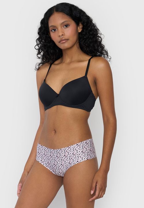 Pantaleta Mujer Microfibra Print Palo Rosa