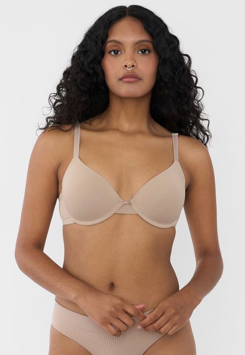Sostén Mujer Básico Color Beige Copa C